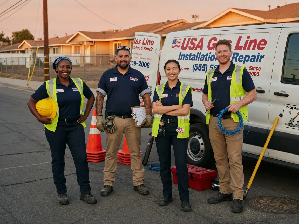 Gas Line Installation company in Wapella, IL